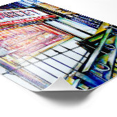 Der Garten der Weisheit im Ostdorf Fotodruck (Ecke)