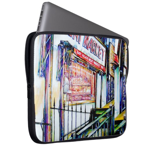 Der Garten der Weisheit im Ostdorf Laptopschutzhülle (Vorne Rechts)