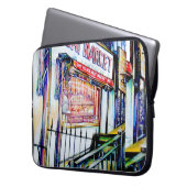 Der Garten der Weisheit im Ostdorf Laptopschutzhülle (Vorderseite Links)