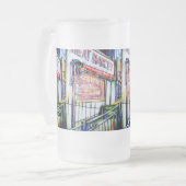 Der Garten der Weisheit im Ostdorf Mattglas Bierglas (Vorderseite Links)