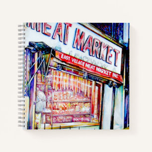 Der Garten der Weisheit im Ostdorf Notizblock