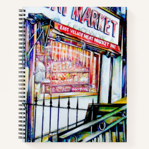 Der Garten der Weisheit im Ostdorf Notizblock