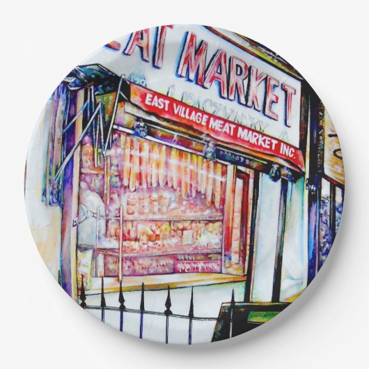 Der Garten der Weisheit im Ostdorf Pappteller (Vorderseite)