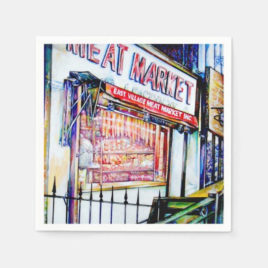 Der Garten der Weisheit im Ostdorf Serviette (Vorderseite)