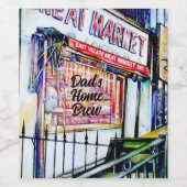 Der Garten der Weisheit im Ostdorf Weinetikett (Einzelnes Label)