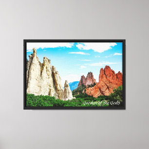 Der Garten des Colorado der Götter Leinwanddruck