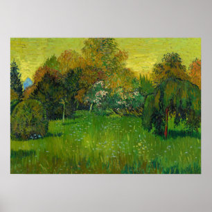 Der Garten des Dichters, 1888 von Vincent van Gogh Poster