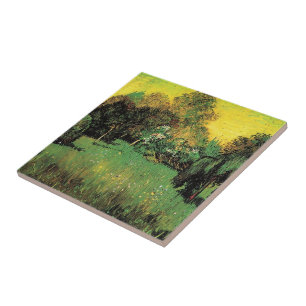 Der Garten des Dichters von Vincent van Gogh. Fliese