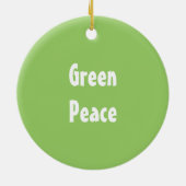 Der Garten des Dichters von Vincent van Gogh, grün Keramikornament (Hinten)