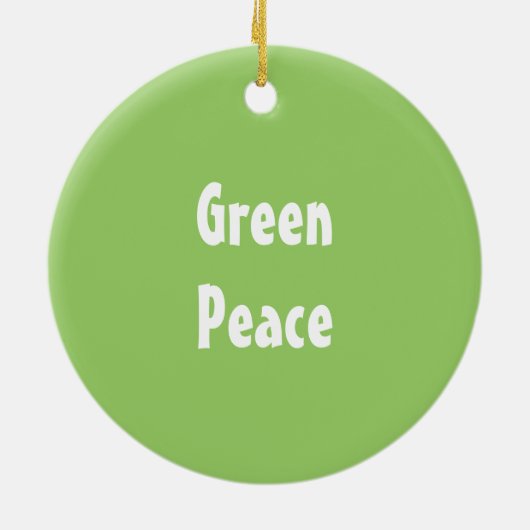 Der Garten des Dichters von Vincent van Gogh, grün Keramikornament (Hinten)