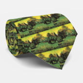 Der Garten des Dichters von Vincent van Gogh Krawatte (Gerollt)