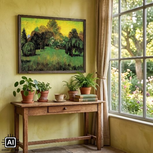 Der Garten des Dichters von Vincent van Gogh Poster