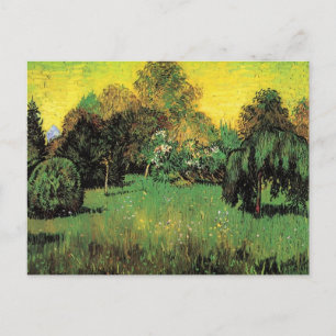 Der Garten des Dichters von Vincent van Gogh. Postkarte