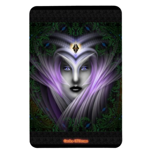 Der Garten des Dreams Foto Magnet (Vertikal)