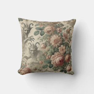 Der Garten des Goatmans - Gotisches Folklore-Desig Kissen