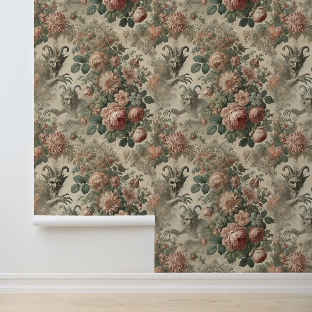 Der Garten des Goatmans - Gotisches Folklore-Desig Tapete (Anwendung)