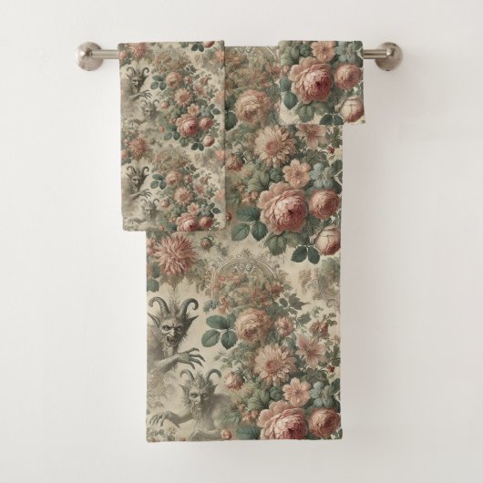 Der Garten des Goatmans - Gotisches Viktorianisch Badhandtuch Set (Insitu)