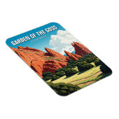 Der Garten des Gods Colorado Magnet (Rechte Seite)