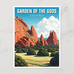Der Garten des Gods Colorado Postkarte