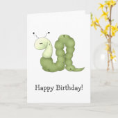 Der Garten des Gramms · Grüner Wurm Karte (Gelbe Blume)