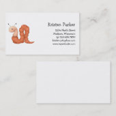 Der Garten des Gramms · Roter Wurm Visitenkarte (Vorne/Hinten)