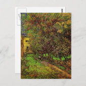 Der Garten des Heiligen-Paul-Krankenhauses von van Postkarte (Vorne/Hinten)