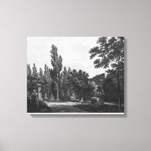 Der Garten des Klosters, Museo des Monuments Leinwanddruck (Vorderseite)