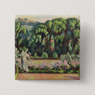Der Garten des Künstlers bei Durbins, c.1915 (Öl Button