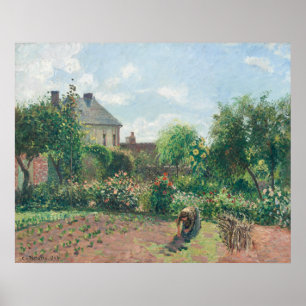 Der Garten des Künstlers in Eragny (1898) Poster