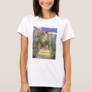 Der Garten des Künstlers in Vetheuil - Claude Mone T-Shirt