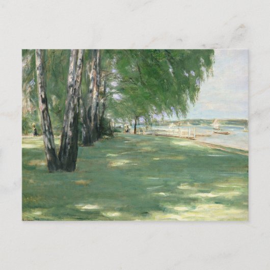 Der Garten des Künstlers in Wannsee, 1918 Postkarte (Vorderseite)