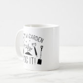 Der Garten des Lebens Kaffeetasse (Vorderseite Links)