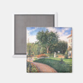 Der Garten des Mathurins Camille Pissarro Magnet (Vorderseite/Rückseite)