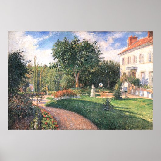 Der Garten des Mathurins Camille Pissarro Poster (Vorne)