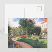 Der Garten des Mathurins Camille Pissarro Postkarte (Vorne/Hinten)