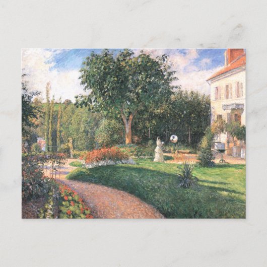 Der Garten des Mathurins Camille Pissarro Postkarte (Vorderseite)