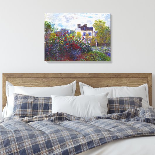 Der Garten des Monet in Argenteuil Claude Monet Leinwanddruck (Insitu (Schlafzimmer))