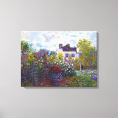 Der Garten des Monet in Argenteuil Claude Monet Leinwanddruck (Vorderseite)