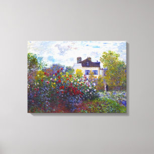 Der Garten des Monet in Argenteuil Claude Monet Leinwanddruck