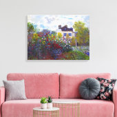 Der Garten des Monet in Argenteuil Claude Monet Leinwanddruck (Insitu (Wohnzimmer))