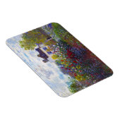 Der Garten des Monet in Argenteuil Claude Monet Magnet (Rechte Seite)