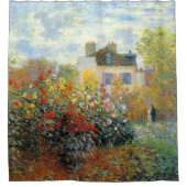 Der Garten des Monet von Argenteuil Duschvorhang (Vorderseite)