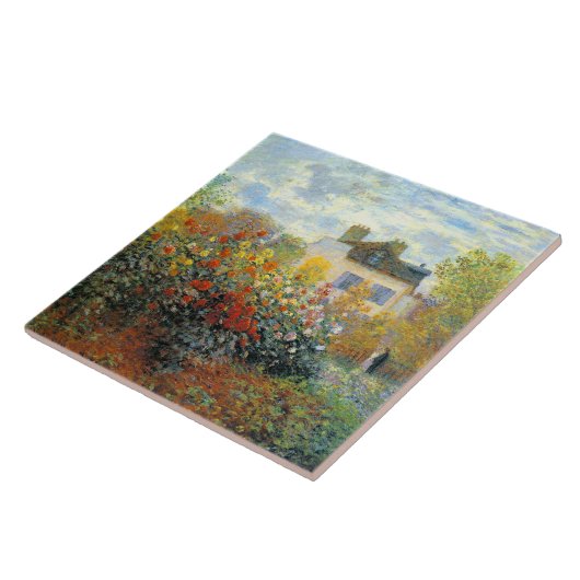 Der Garten des Monet von Argenteuil Fliese (Seite)