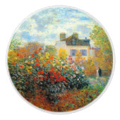 Der Garten des Monet von Argenteuil Keramikknauf (Vorderseite)