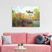 Der Garten des Monet von Argenteuil Leinwanddruck (Insitu (Wohnzimmer))