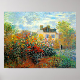 Der Garten des Monet von Argenteuil Poster