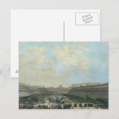 Der Garten des Palais Royal, 1791 Postkarte (Vorne/Hinten)