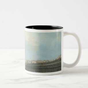 Der Garten des Palais Royal, 1791 Zweifarbige Tasse