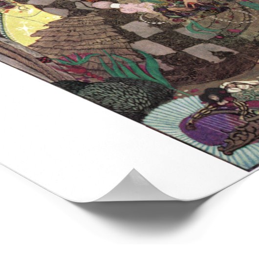 Der Garten des Paradieses Poster (Ecke)