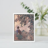 Der Garten des Paradieses von Edmund Dulac Postkarte (Stehend Vorderseite)